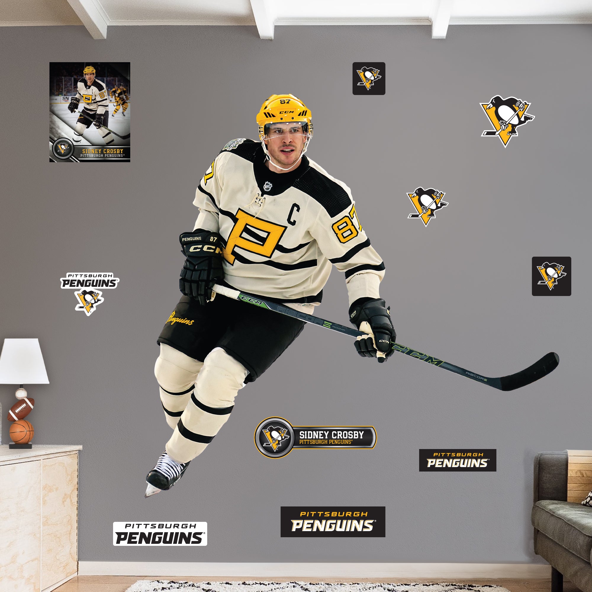 Pittsburgh Penguins: Sidney Crosby Dry Erase Whiteboard - Officially L –  Fathead