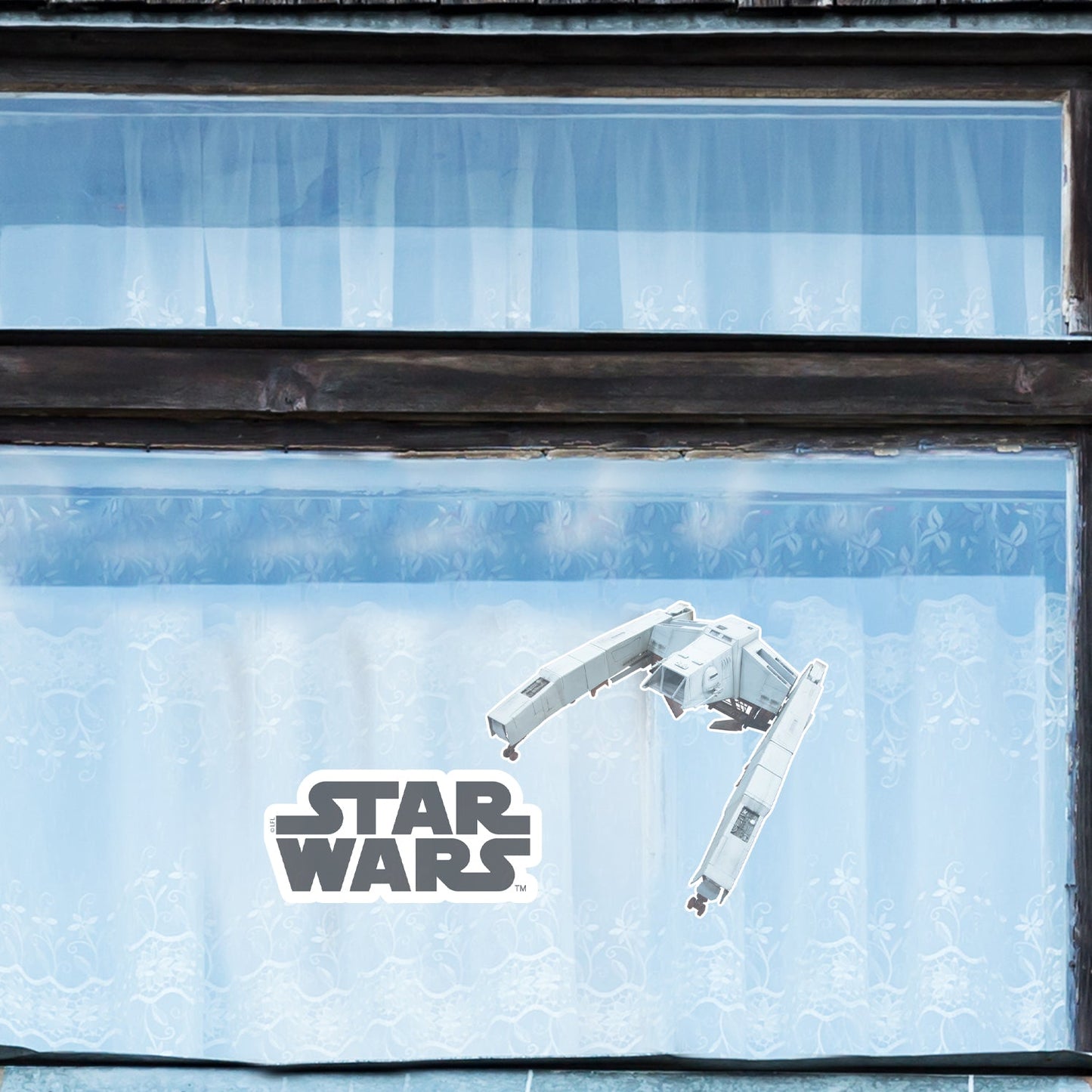 Star Wars: AT-Hauler Window Clings - Officially Licensed Disney Removable Window Static Decal