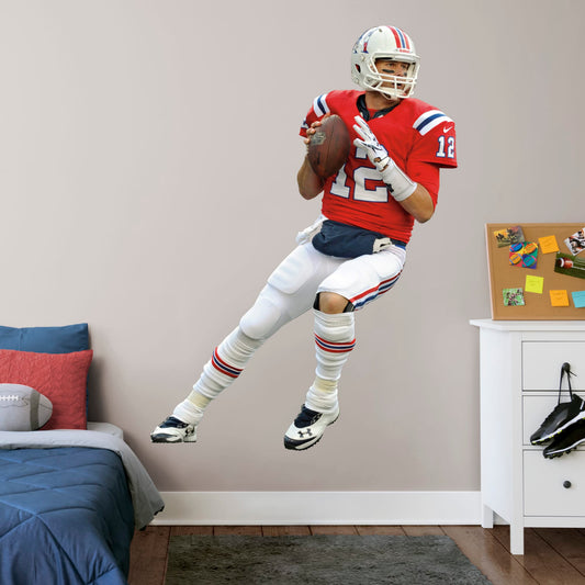 Tom Brady: Throwback - Officially Licensed NFL Removable Wall Decal