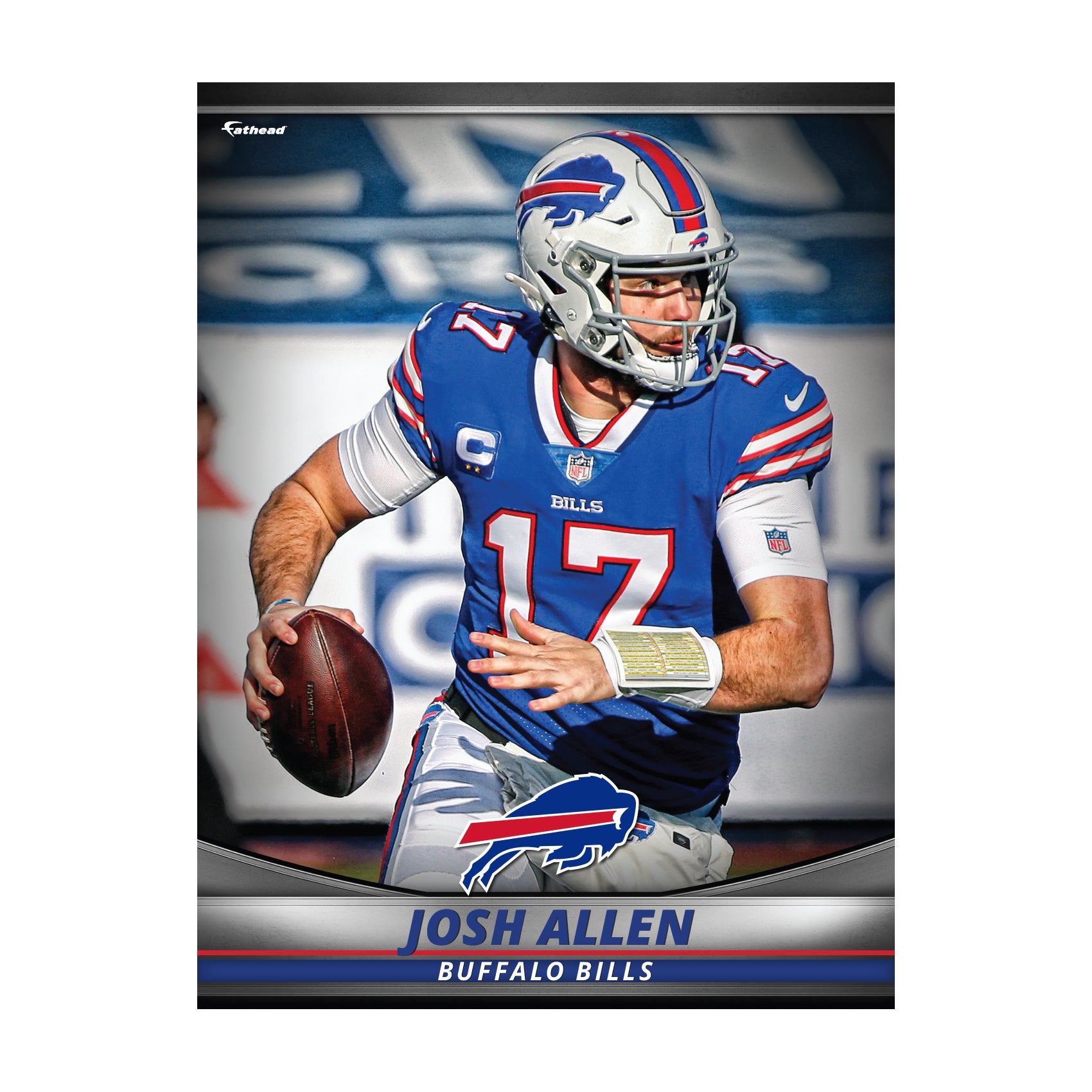 : Josh Allen Buffalo Bills Framed 15 x 17 Stars of the