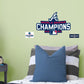 Atlanta Braves: 2021 World Series Champions Logo - Officially Licensed MLB Removable Adhesive Decal