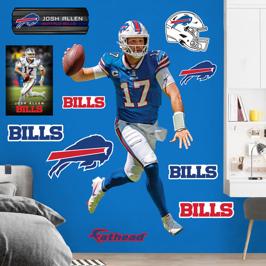Life-Size Athlete +10 Decals (47"W x 78"H)