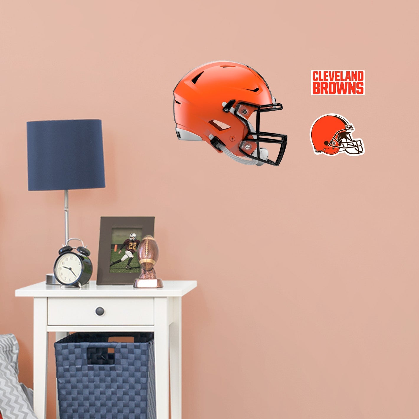 Cleveland Browns: Helmet - Officially Licensed NFL Removable Adhesive Decal