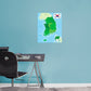 Maps of Asia: South Korea Mural        -   Removable Wall   Adhesive Decal