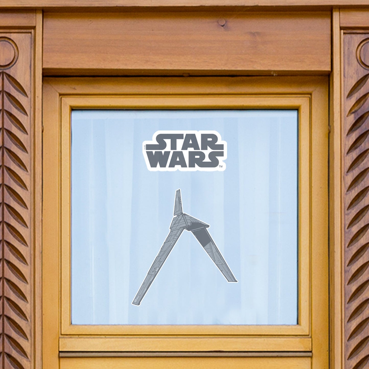 Star Wars: Imperial Shuttle Window Clings - Officially Licensed Disney Removable Window Static Decal