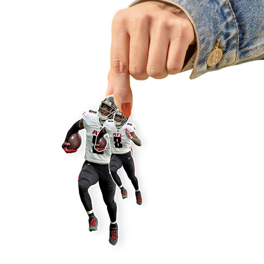 Atlanta Falcons: Kyle Pitts  Minis        - Officially Licensed NFL Removable     Adhesive Decal