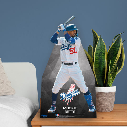 Los Angeles Dodgers: Mookie Betts   Mini   Cardstock Cutout  - Officially Licensed MLB    Stand Out
