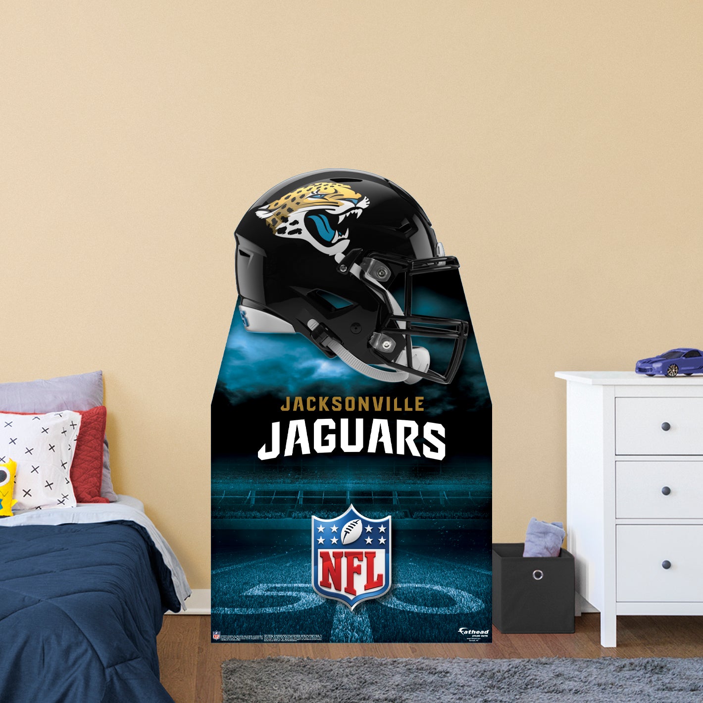 Jacksonville Jaguars: 2022 Outdoor Helmet - Officially Licensed