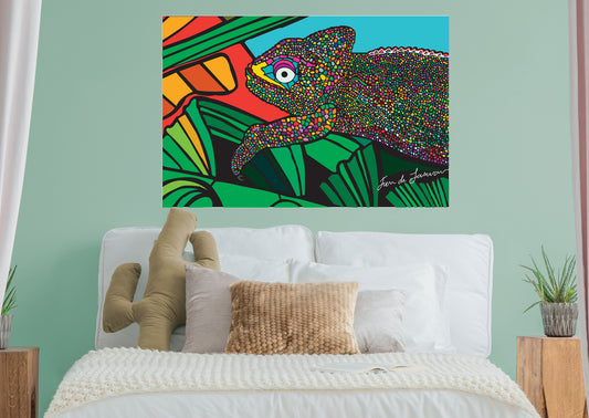 Dream Big Art:  Camaleon Mural        - Officially Licensed Juan de Lascurain Removable Wall   Adhesive Decal