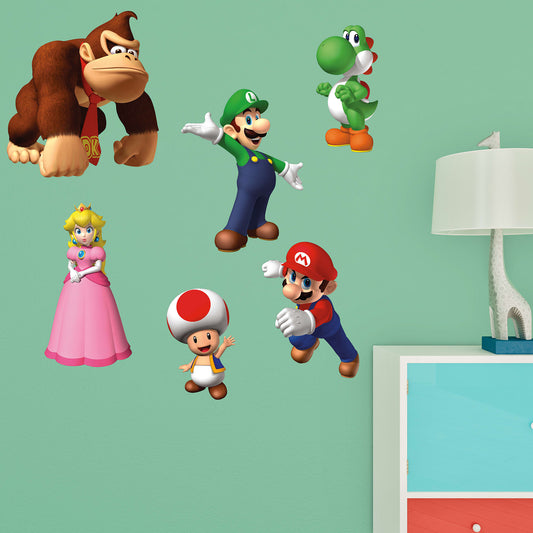 Super Mario: Collection - Officially Licensed Nintendo Removable Wall Decals