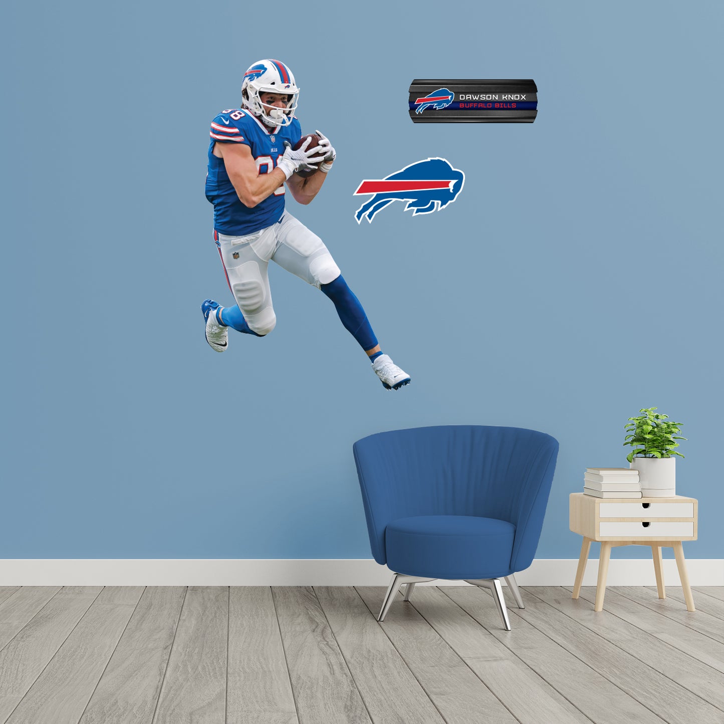 Buffalo Bills: Dawson Knox - Officially Licensed NFL Removable Adhesive Decal