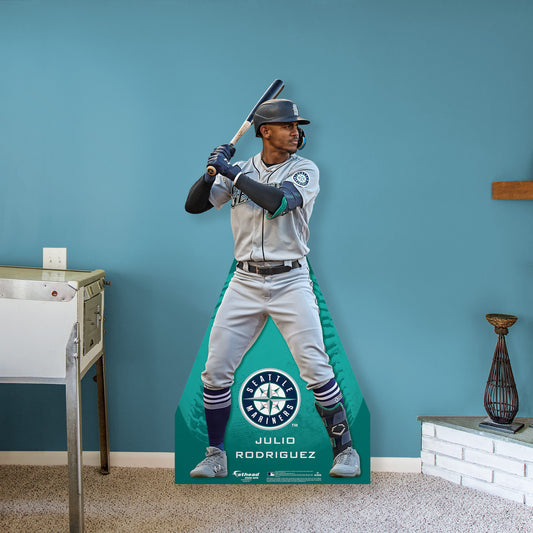 Seattle Mariners: Julio Rodriguez Life-Size Foam Core Cutout - Officially Licensed MLB Stand Out