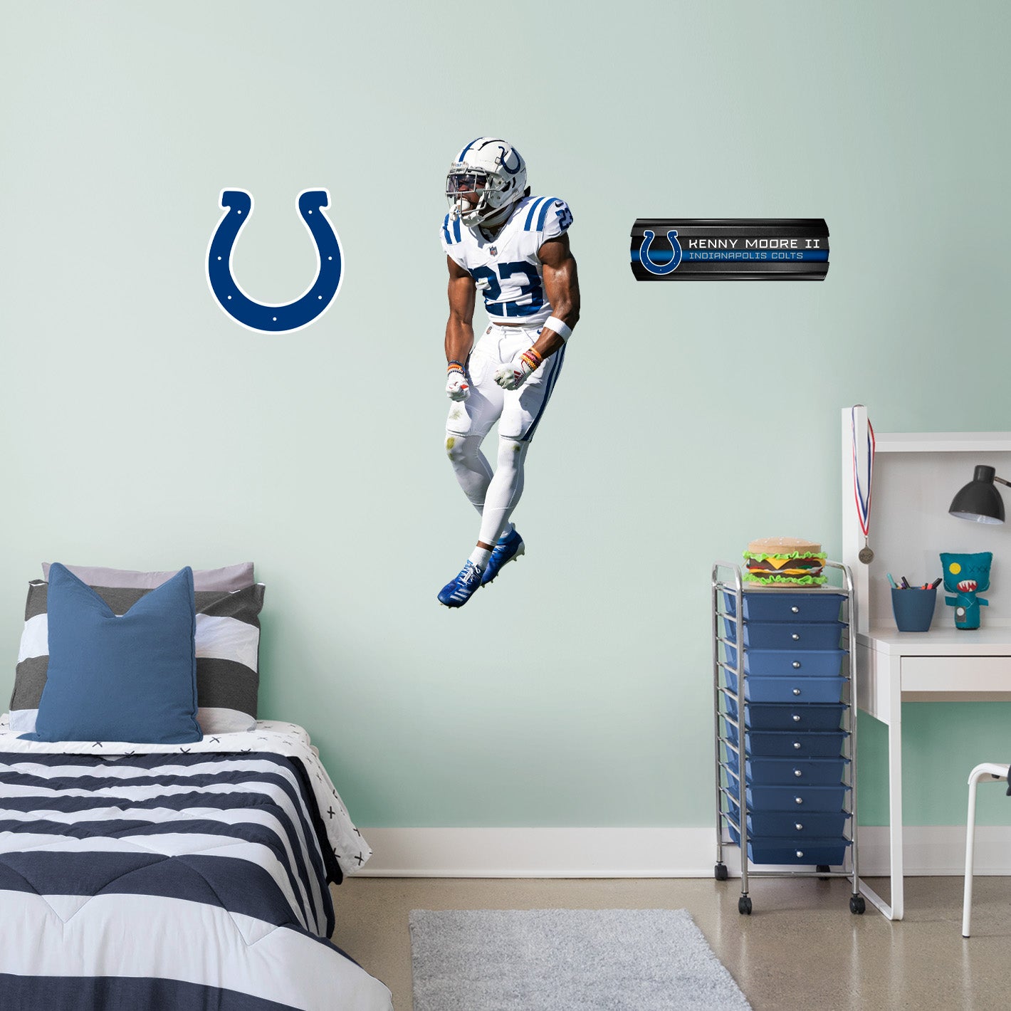 Indianapolis Colts: Kenny Moore II - Officially Licensed NFL Removable Adhesive Decal