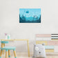 Nursery:  All Blue Mural        -   Removable Wall   Adhesive Decal