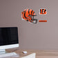 Cincinnati Bengals: Helmet - Officially Licensed NFL Removable Adhesive Decal