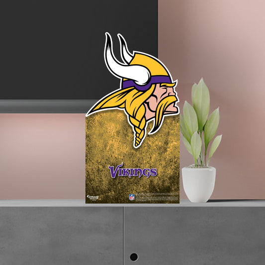 Minnesota Vikings:   Logo  Mini   Cardstock Cutout  - Officially Licensed NFL    Stand Out