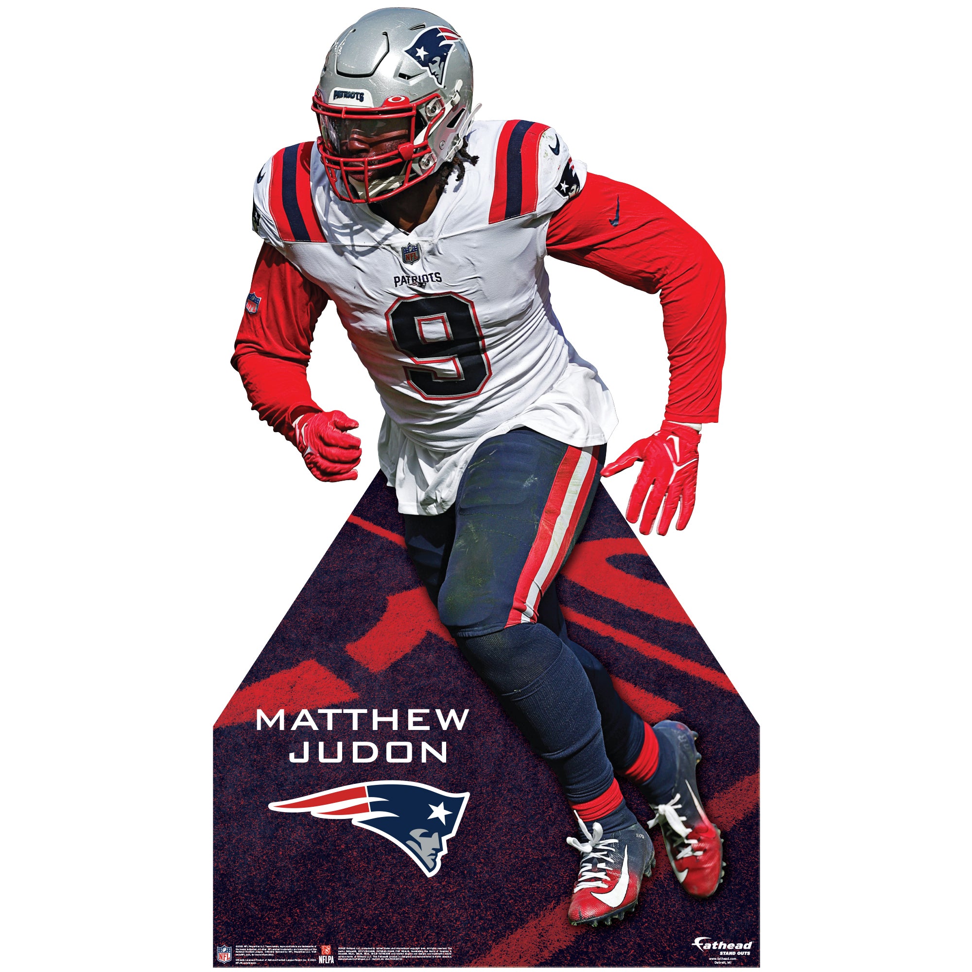 New England Patriots: Matthew Judon 2022 Mini Cardstock Cutout