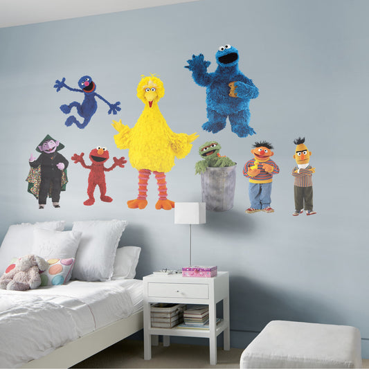 Sesame Street: Collection - Officially Licensed Removable Wall Decal