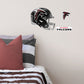 Atlanta Falcons: Helmet - Officially Licensed NFL Removable Adhesive Decal