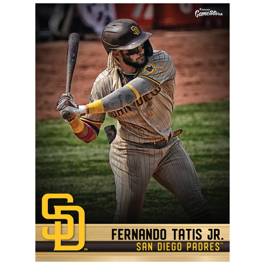 San Diego Padres: Fernando Tatis Jr.  GameStar        - Officially Licensed MLB Removable Wall   Adhesive Decal