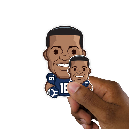 Seattle Seahawks: Tyler Lockett  Emoji Minis        - Officially Licensed NFLPA Removable     Adhesive Decal