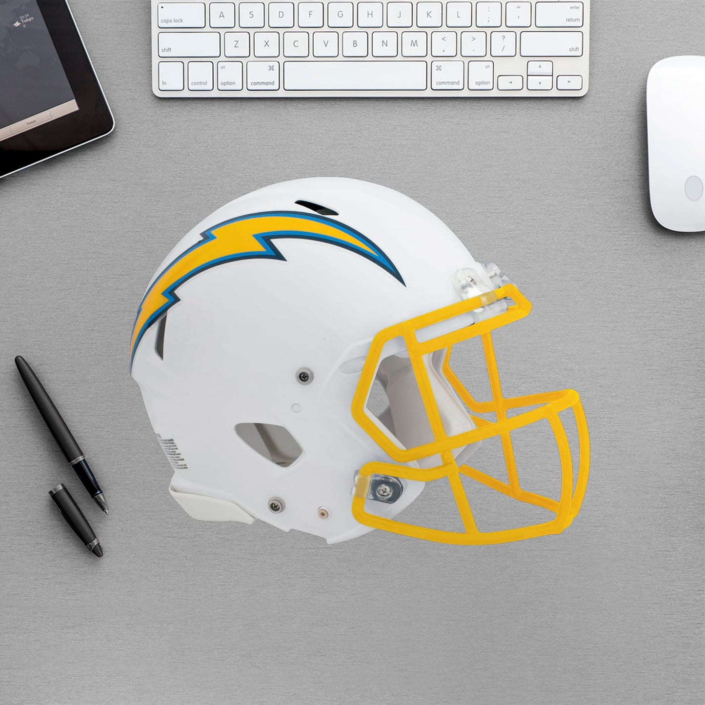 Los Angeles Chargers:  Helmet        - Officially Licensed NFL Removable     Adhesive Decal