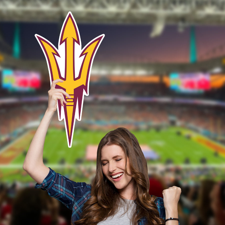 Arizona State Sun Devils Logo - Big Head - Official NCAA - Foam Core Cutout