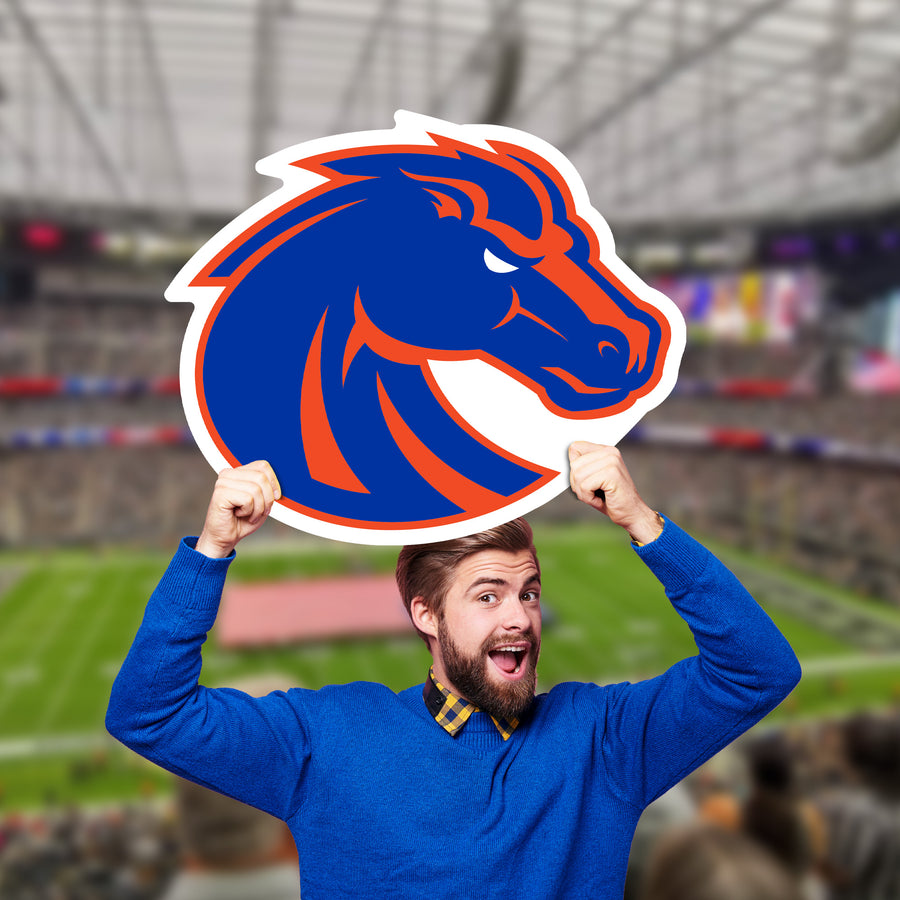 Boise State Broncos Logo - Big Head - Official NCAA - Foam Core Cutout
