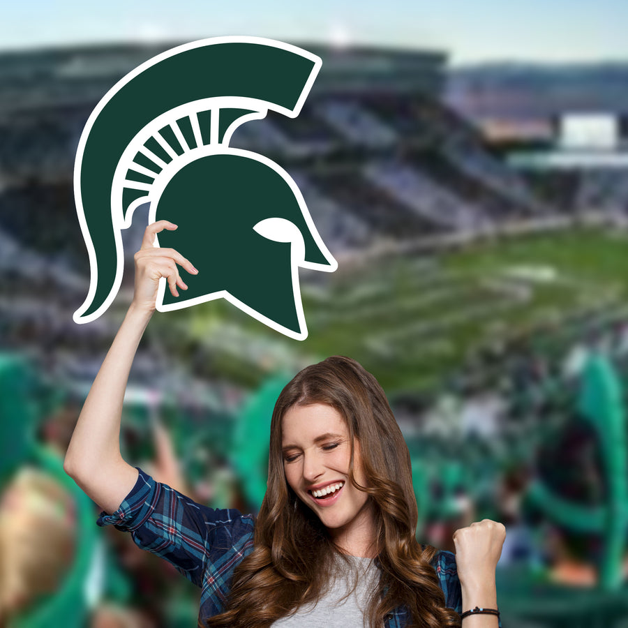 Michigan State Spartans Logo - Big Head - Official NCAA - Foam Core Cutout