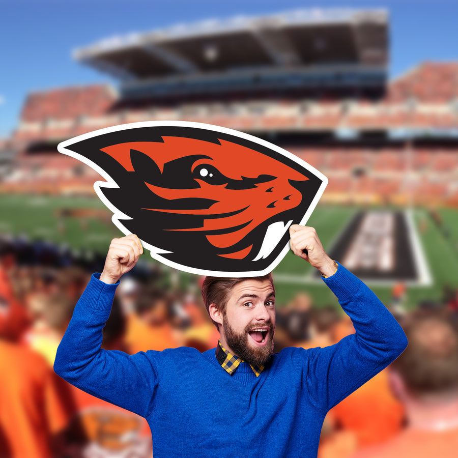 Oregon State Beavers Logo - Big Head - Official NCAA - Foam Core Cutout