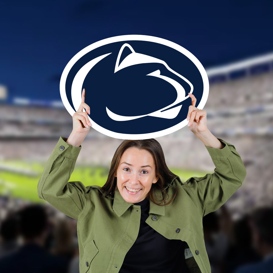 Penn State Nittany Lions Logo - Big Head - Official NCAA - Foam Core Cutout