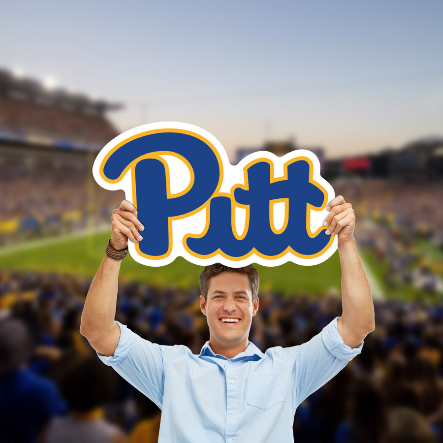 Pittsburgh Panthers Logo - Big Head - Official NCAA - Foam Core Cutout