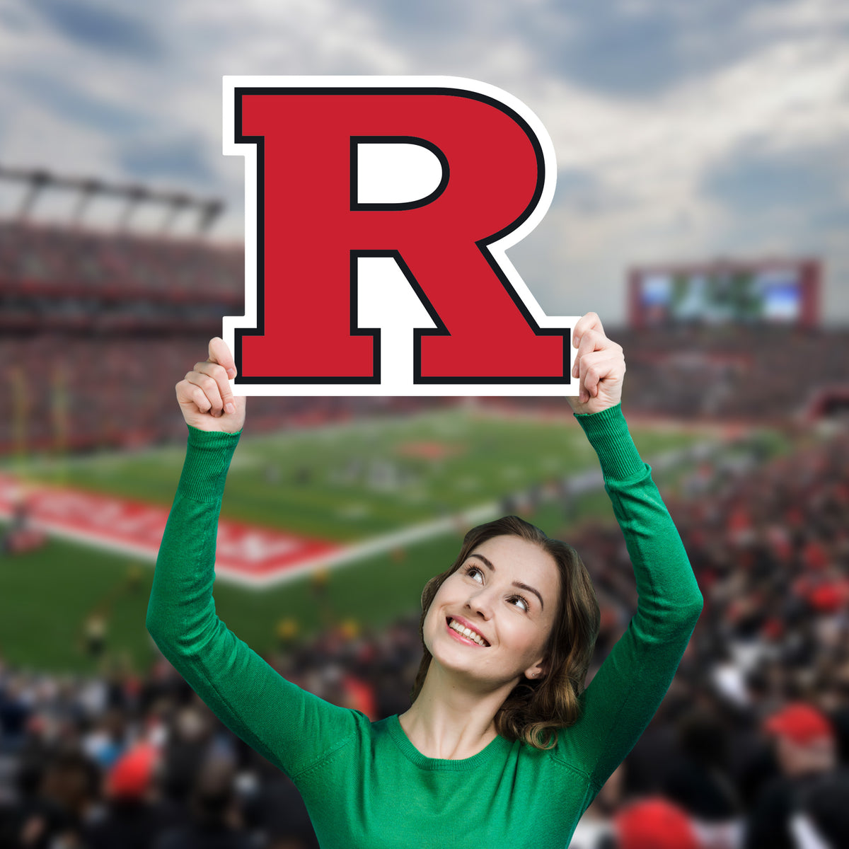 Core Curriculum Rutgers Rutgers Scarlet Knights Logo - Big Head - Official NCAA - Foam Core Cu ...