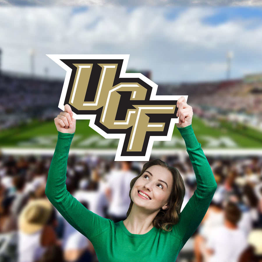 UCF Knights Logo - Big Head - Official NCAA - Foam Core Cutout