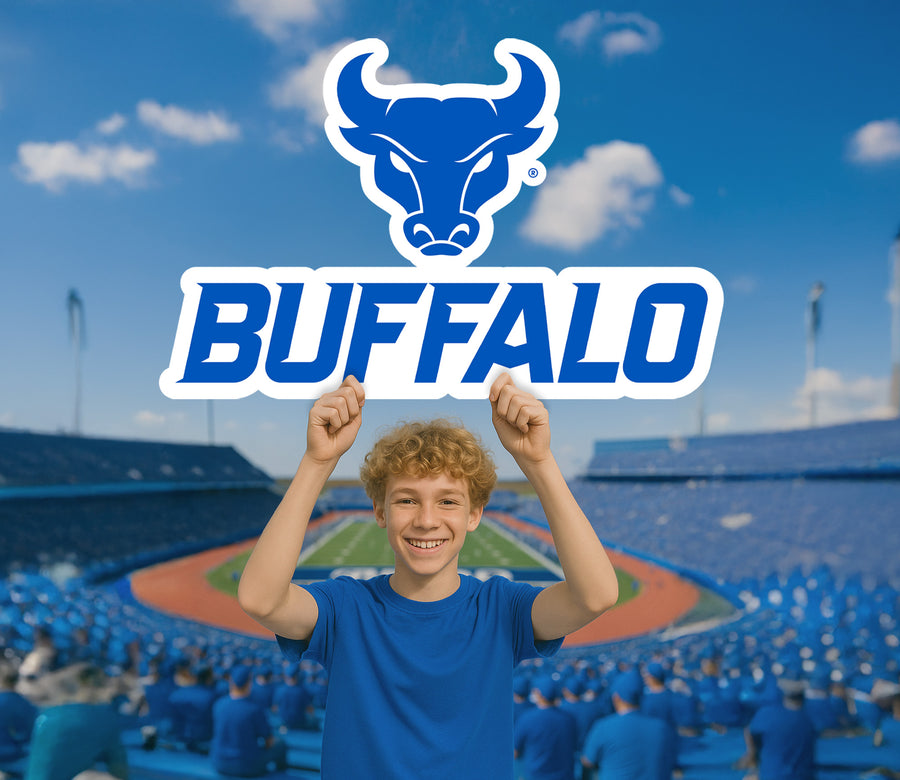 Buffalo Bulls Logo - Big Head - Official NCAA - Foam Core Cutout
