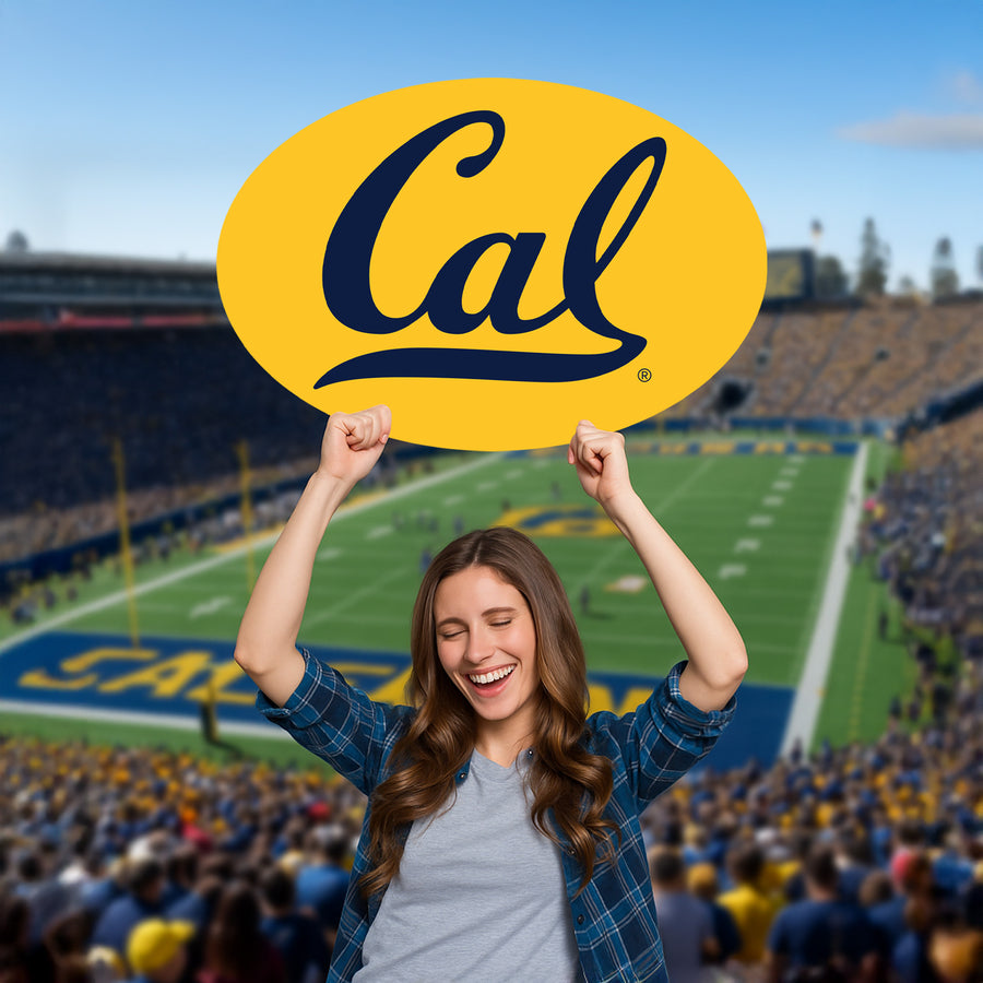 California Golden Bears Logo - Big Head - Official NCAA - Foam Core Cutout