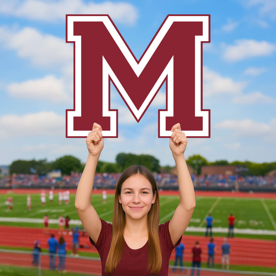 Morehouse Maroon Tigers Logo - Big Head - Official NCAA - Foam Core Cutout