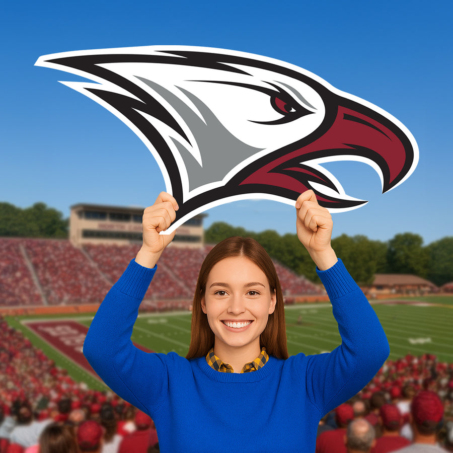North Carolina Central Eagles Logo - Big Head - Official NCAA - Foam Core Cutout