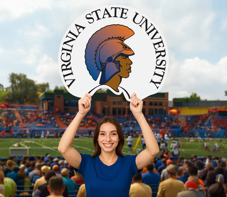 Virginia State Trojans Logo - Big Head - Official NCAA - Foam Core Cutout
