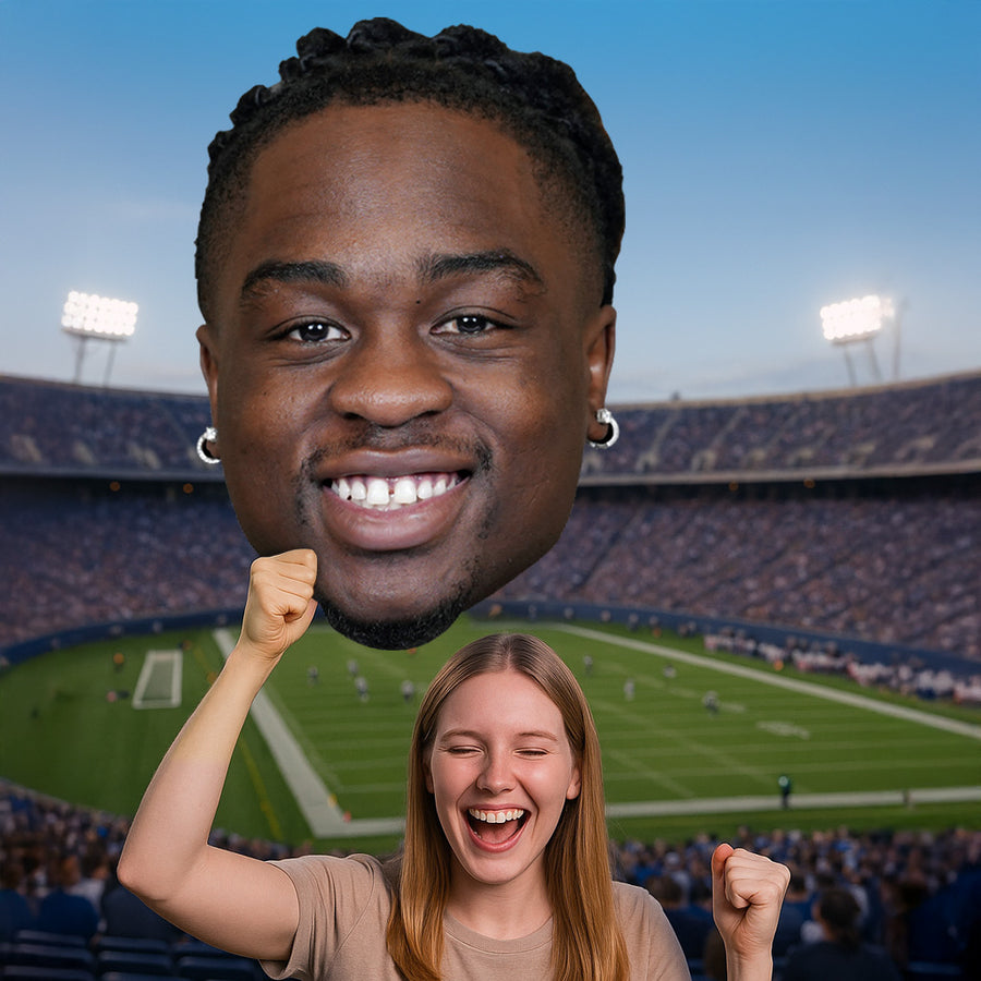 Ashton Jeanty - Big Head - Official NFLPA - Las Vegas Raiders - Foam Core Cutout