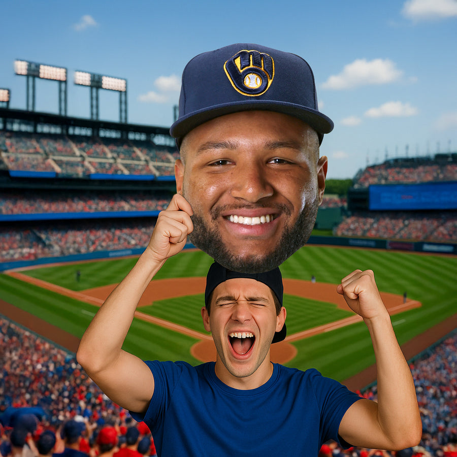 Jackson Chourio - Big Head - Official MLB - Milwaukee Brewers - Foam Core Cutout