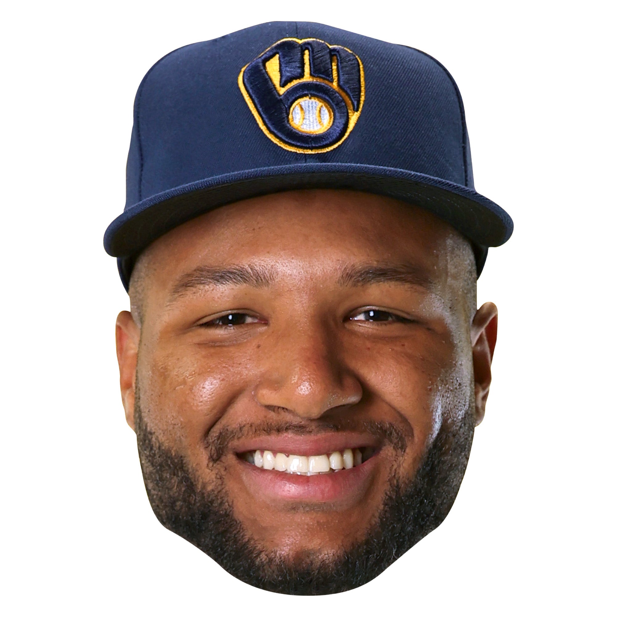 Mlb Head Jackson Chourio - Big Head - Official MLB - Milwaukee Brewers - Foam C ...