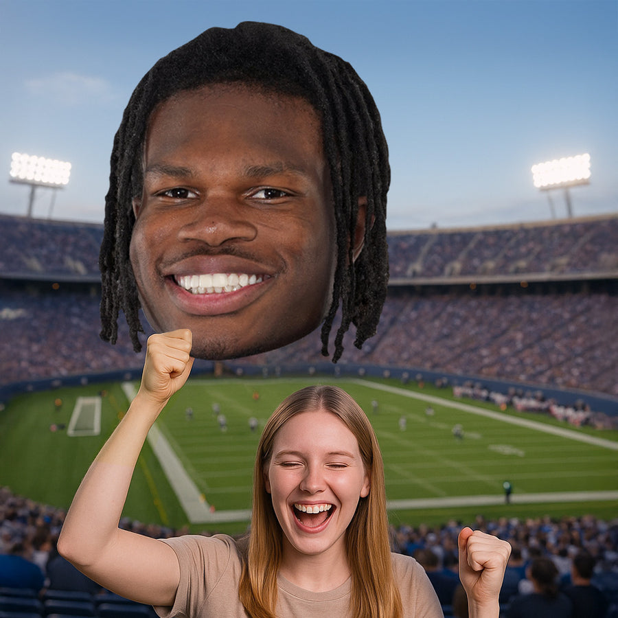 Travis Hunter - Big Head - Official NFLPA - Jacksonville Jaguars - Foam Core Cutout