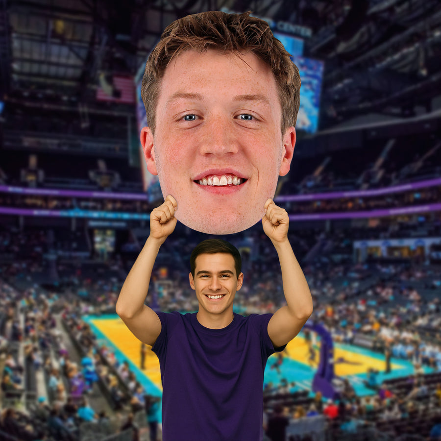 Kon Knueppel - Big Head - Official NBPA - Charlotte Hornets - Foam Core Cutout