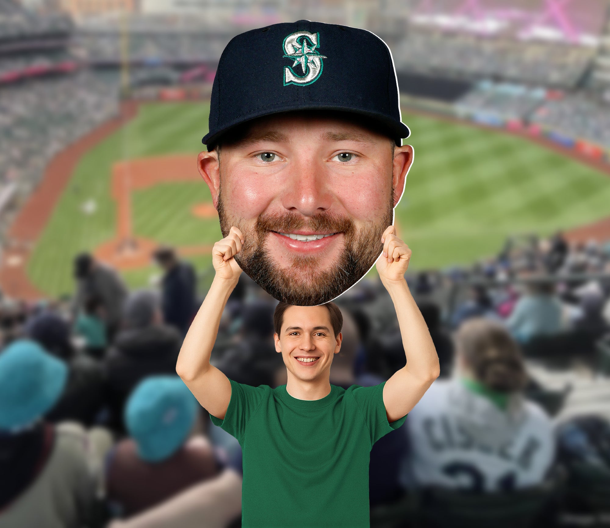 Cal Raleigh - Big Head - Official MLB - Seattle Mariners - Foam Core C ...