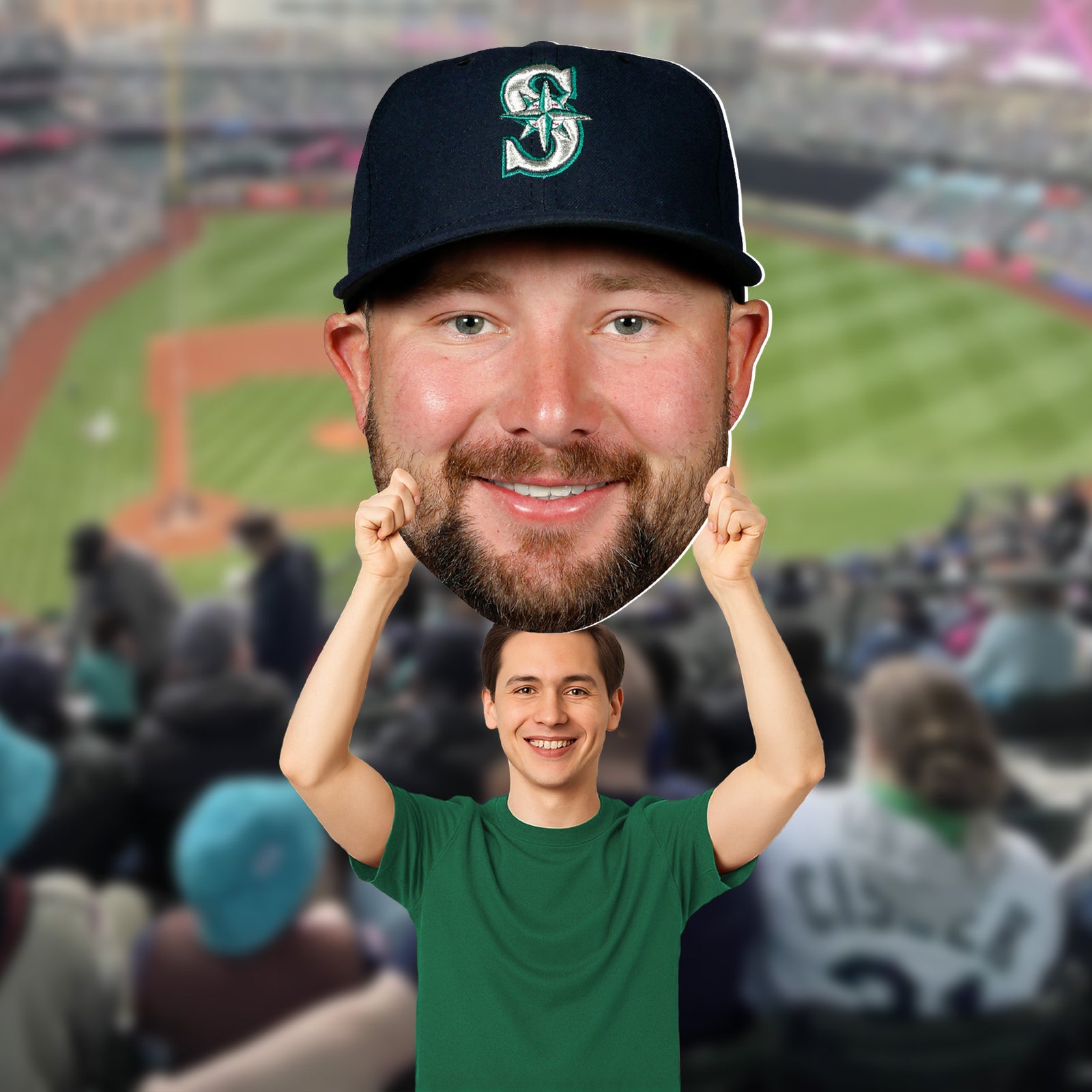 Cal Raleigh - Big Head - Official MLB - Seattle Mariners - Foam Core C ...