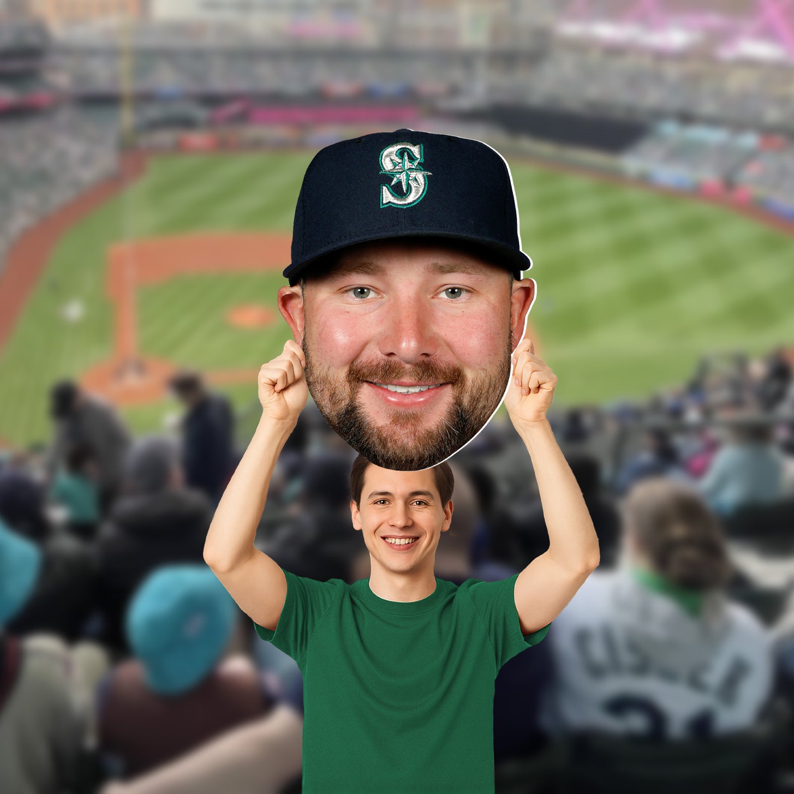 Cal Raleigh - Big Head - Official MLB - Seattle Mariners - Foam Core C ...