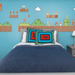 Super Mario Bros.:  Room Theme        - Officially Licensed Nintendo Removable Wall   Adhesive Decal