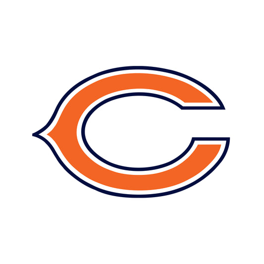 Sheet of 5 -Chicago Bears:   Logo Minis        - Officially Licensed NFL Removable Wall   Adhesive Decal