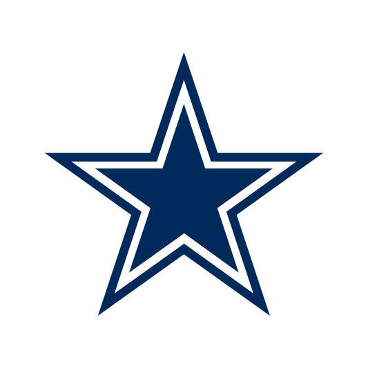 Sheet of 5 -Dallas Cowboys:   Logo Minis        - Officially Licensed NFL Removable Wall   Adhesive Decal